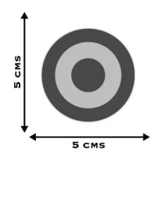 Pegatina Escarapela Volumen Mediana 2