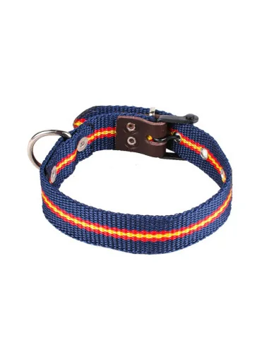 Collar Perro Bandera de España Azul