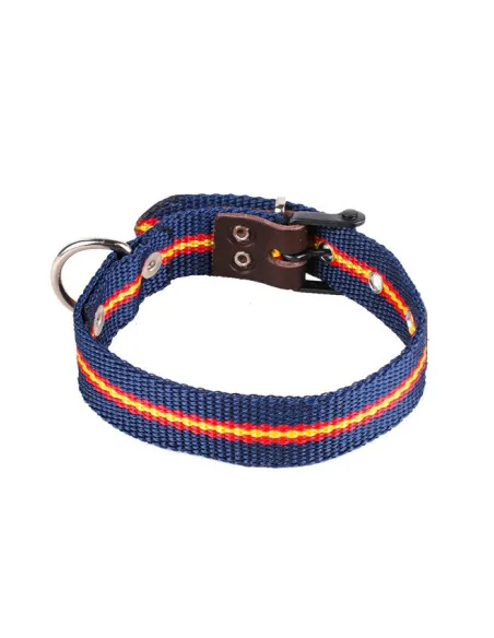 Collar Perro Bandera de España Azul