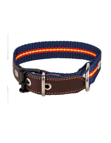 Collar Perro Bandera de España Azul