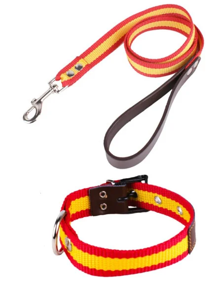 Collar Perro Bandera de España