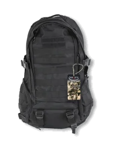 Mochila Táctica Supervivencia 38L Negra