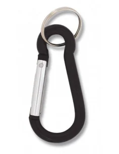 ▶ Mosquetón Llavero 7cm Negro de acero al Mejor Precio Online