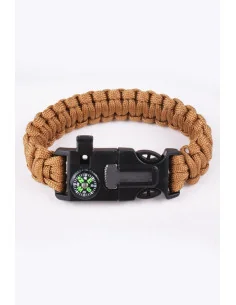 Pulsera Paracord Supervivencia Coyote