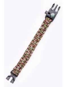 Pulsera Paracord Supervivencia Camo (multicamuflaje) 2