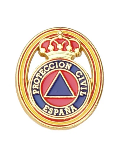 Pin Protección Civil Bandera España