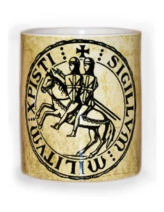 Taza Templarios Xpisti Sigillum Militum
