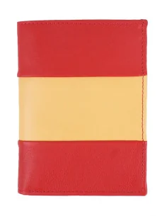 Cartera de Piel Bandera España