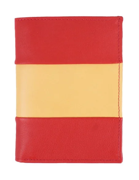 Cartera de Piel Bandera España