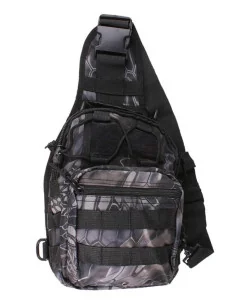 Mochila Bandolera Táctica Black Phynton
