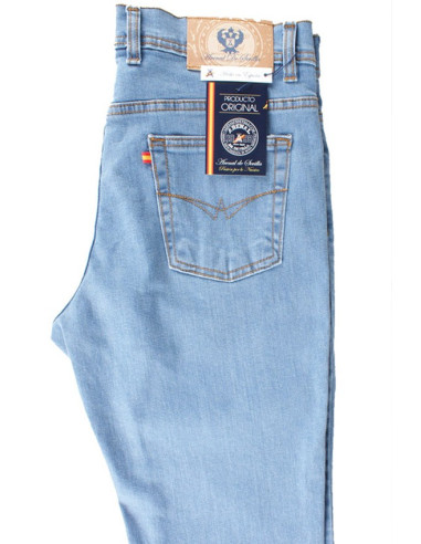 ✓ Pantalones Vaqueros con Bandera de España ,Colección Limitada
