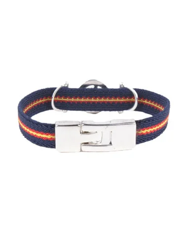 Pulsera Bandera España Elástica Caballo Azul