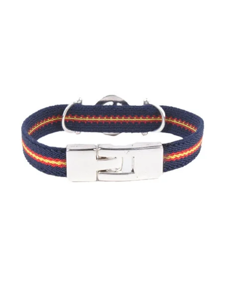 Pulsera Bandera España Elástica Caballo Azul