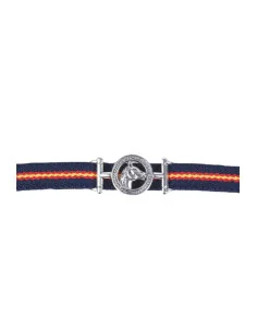 Pulsera Bandera España Elástica Caballo Azul 2