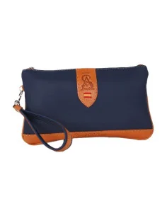 Cartera Bandera España de Mano Piel de Potro Marino 2