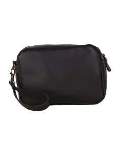 Bolso de Mano Hombre Piel Negra Bandera España | Calidad Premium | ADS 2