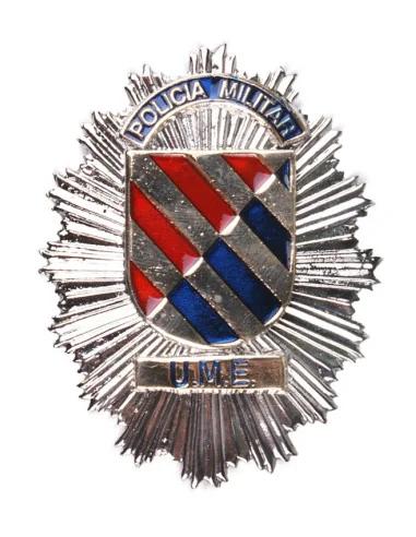 Placa Policía Militar UME