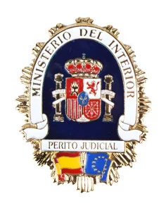 Placa Perito Judicial para cartera