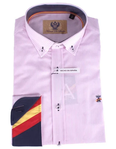Camisa 500 Rayas Rosas