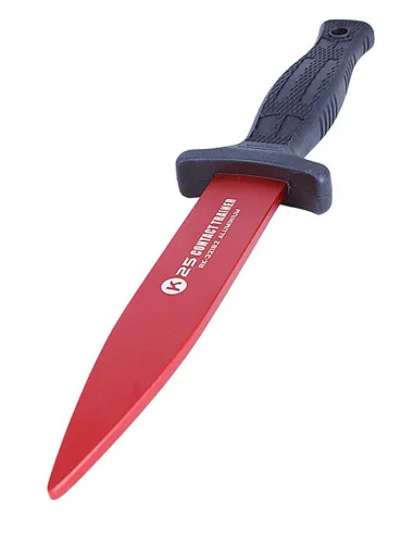 Cuchillo K25 Entrenamiento Hoja 12,5 cm Rojo