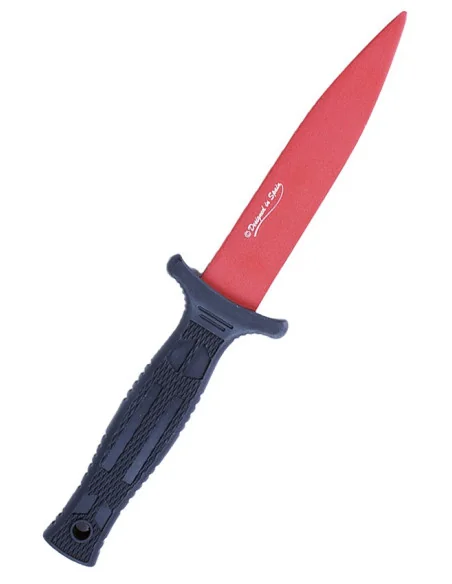 Cuchillo K25 Entrenamiento Hoja 12,5 cm Rojo