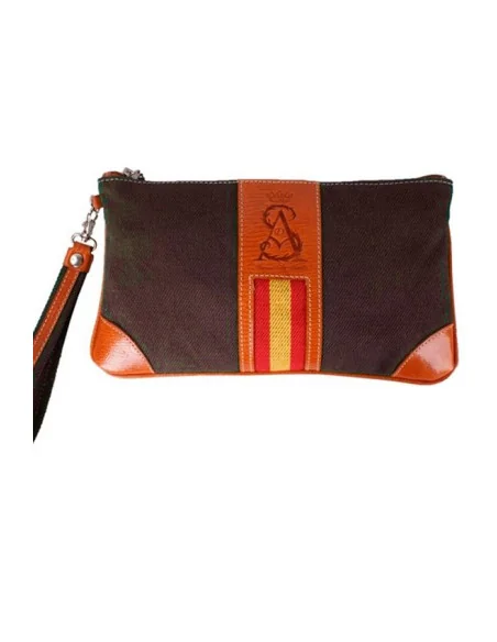 Cartera de Mano Lona - Chocolate