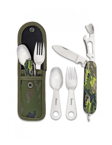 Set Supervivencia Cubiertos Multicam Boscoso