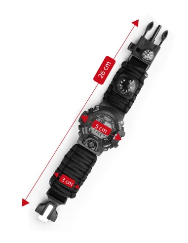 Reloj Digital Táctico Supervivencia Bandera España