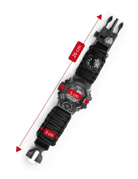 Reloj Digital Táctico Supervivencia Bandera España