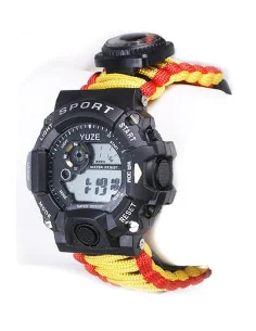 Reloj Digital Táctico Supervivencia Bandera España