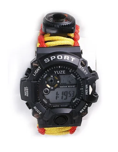 Reloj Digital Táctico Supervivencia Bandera España