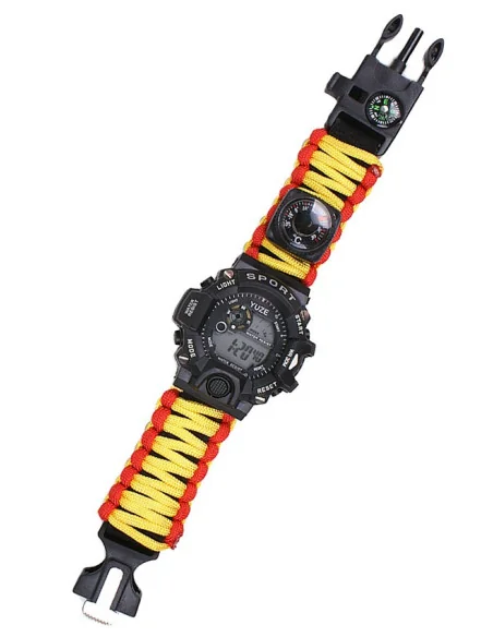 Reloj Digital Táctico Supervivencia Bandera España
