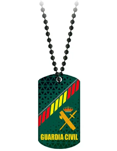 Chapa Guardia Civil con Cadena de Bolas