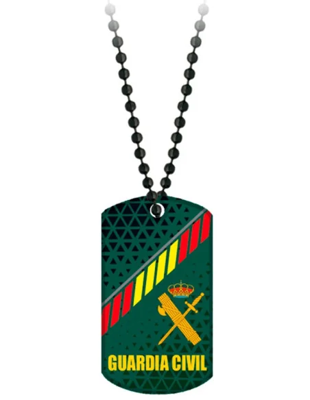 Chapa Guardia Civil con Cadena de Bolas