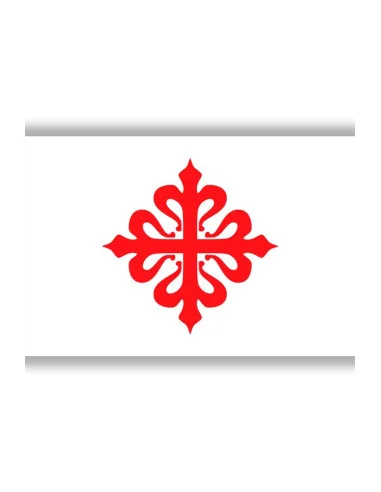 Bandera Cruz de Calatrava Varios Tamaños