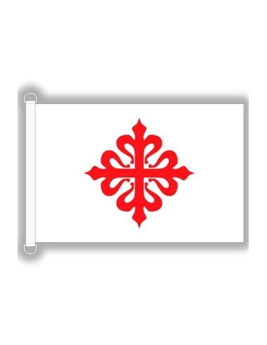 Bandera Cruz de Calatrava Varios Tamaños