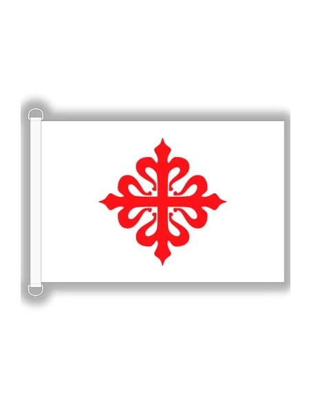 Bandera Cruz de Calatrava Varios Tamaños
