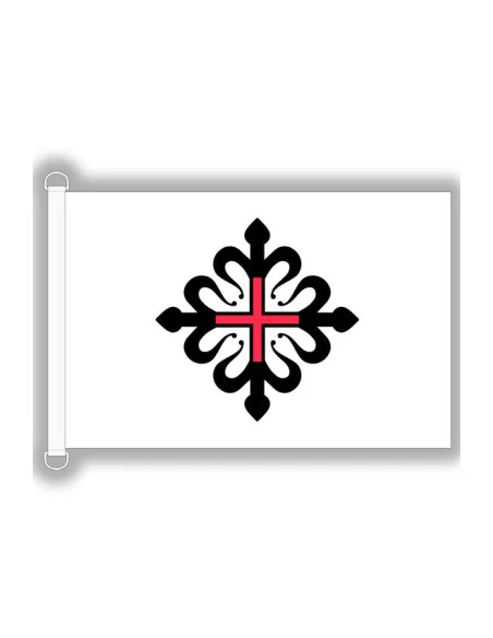 Bandera Cruz de Montesa Varios Tamaños