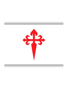 Bandera Cruz de Santiago Varios Tamaños