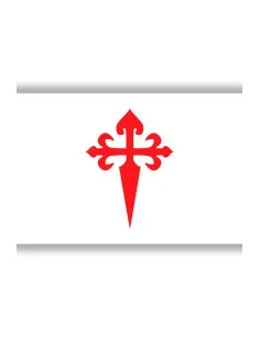 Bandera Cruz de Santiago Varios Tamaños