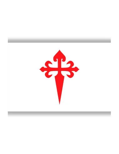 Bandera Cruz de Santiago Varios Tamaños