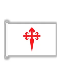 Bandera Cruz de Santiago Varios Tamaños 2