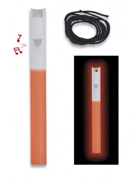 Luz Química 6" Con Silbato Roja