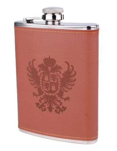 Set Petaca Y Vasos Escudo Toledo