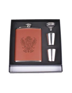 Set Petaca Y Vasos Escudo Toledo 2
