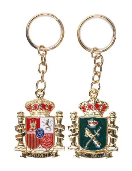 Llavero Guardia Civil y Escudo España