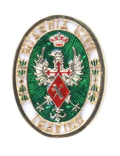 Placa de Guardia Civil Tráfico