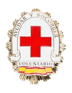 Placa Voluntario Cruz Roja