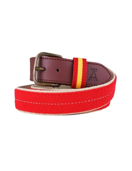 Cinturón Niño Rojo con Aplique en Piel - Rojo