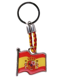 Llavero Bandera España Con Escudo